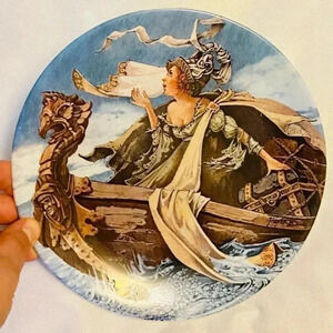 🌸Vintage  collectible porcelain plate (1981)🌸